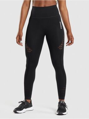 Gymshark Energy Seamless Contour Leggings Black XL NWT Rare Activewear
